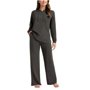 Max & Mia Women's 2 Pc Hoodie Lounge Set XL